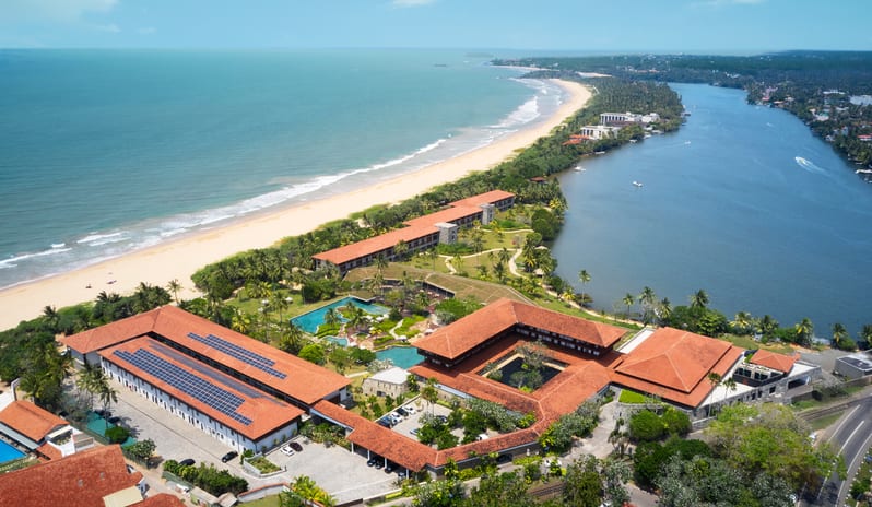 Cinnamon Bentota Beach Aerial